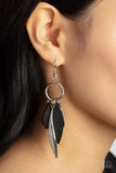 Paparazzi Primal Palette - Black Earring