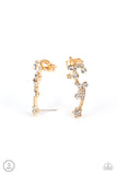 Paparazzi Astral Anthem - Gold Earrings