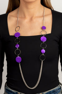 Paparazzi Beach Hub - Purple Necklace