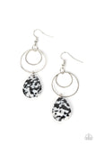 Paparazzi Terrazzo Tempo - Black Earring