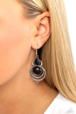 Paparazzi Sonoran Song - Black Earring