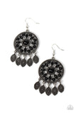 Paparazzi Sagebrush Symphony - Black Earring