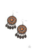 Paparazzi Sagebrush Symphony - Brown Earring