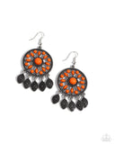 Paparazzi Sagebrush Symphony - Orange Earring