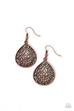 Paparazzi Valley Estate - Copper Earring