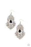 Paparazzi Sociable Sparkle - Black Earring