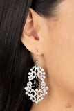 Paparazzi Sociable Sparkle - Black Earring