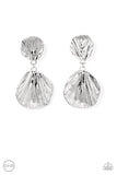 Paparazzi Metro Mermaid - Silver CLIP Earring