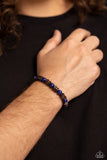 Paparazzi Earthy Empath - Blue Bracelet