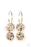 Paparazzi Sending Shock Waves - Gold Earring