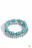 Paparazzi Secret Quarry - Blue Bracelet