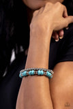 Paparazzi Secret Quarry - Blue Bracelet