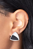 Paparazzi Kaleidoscopic Collision - Black Earring