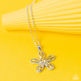 Paparazzi Botanical Ballad - Yellow Necklace