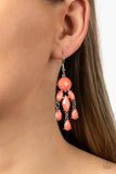 Paparazzi Summer Feeling - Orange Earring