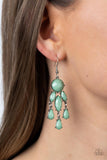 Paparazzi Summer Feeling - Green Earring