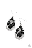 Paparazzi Beachfront Formal - Black Earring