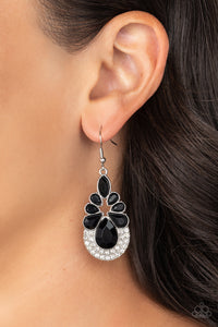 Paparazzi Beachfront Formal - Black Earring