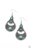 Paparazzi Sahara Samba - Blue Earring