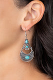 Paparazzi Sahara Samba - Blue Earring