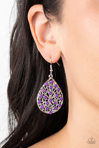 Paparazzi Botanical Berries - Purple Earring