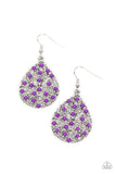 Paparazzi Botanical Berries - Purple Earring