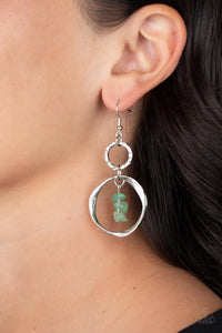 Paparazzi Good-Natured Spirit - Green Earring