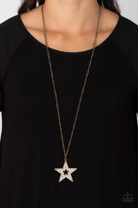 Paparazzi Superstar Stylist - Brass Necklace