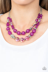 Paparazzi Mere Magic - Purple Necklace