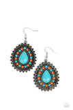Paparazzi Sagebrush Sabbatical - Blue Earrings