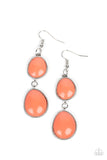 Paparazzi Mediterranean Myth - Orange Earring