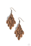 Paparazzi Tumbleweed Trek - Copper Earring