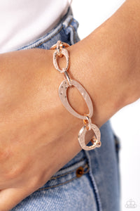 Paparazzi HAUTE-Tempered - Rose Gold Bracelet