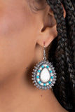 Paparazzii Sagebrush Sabbatical - White Earrings