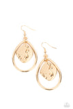 Paparazzi Artisan Refuge - Gold Earring