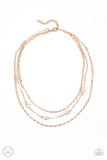 Paparazzi Offshore Oasis - Gold Necklace