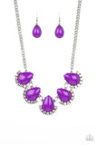 Paparazzi Ethereal Exaggerations - Purple Necklace