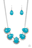 Paparazzi Ethereal Exaggerations - Blue Necklace