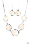 Paparazzi Santa Fe Flats - White Necklace