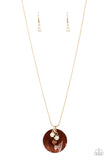 Paparazzi Beach House Harmony - Brown Necklace