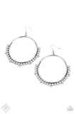 Paparazzi Ultra Untamable - Silver Earrings