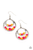 Paparazzi Bustling Beads - Multi Earrings