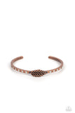 Paparazzi Free-Spirited Shimmer - Copper Bracelet