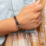 Paparazzi Free Range Fashion - Brown Bracelet