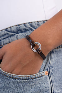 Paparazzi Free Range Fashion - Brown Bracelet