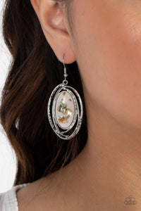 Paparazzi Ocean Floor Oracle - White Earring