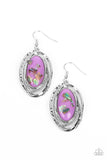 Paparazzi Ocean Floor Oracle - Purple Earring