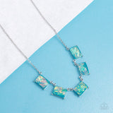Paparazzi Opalescent Oblivion - Blue Necklace
