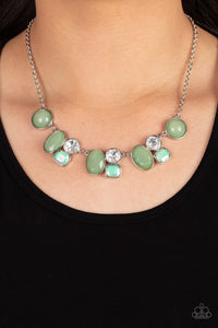 Paparazzi Fantasy World - Green Necklace