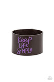 Paparazzi Simply Stunning - Purple Bracelet